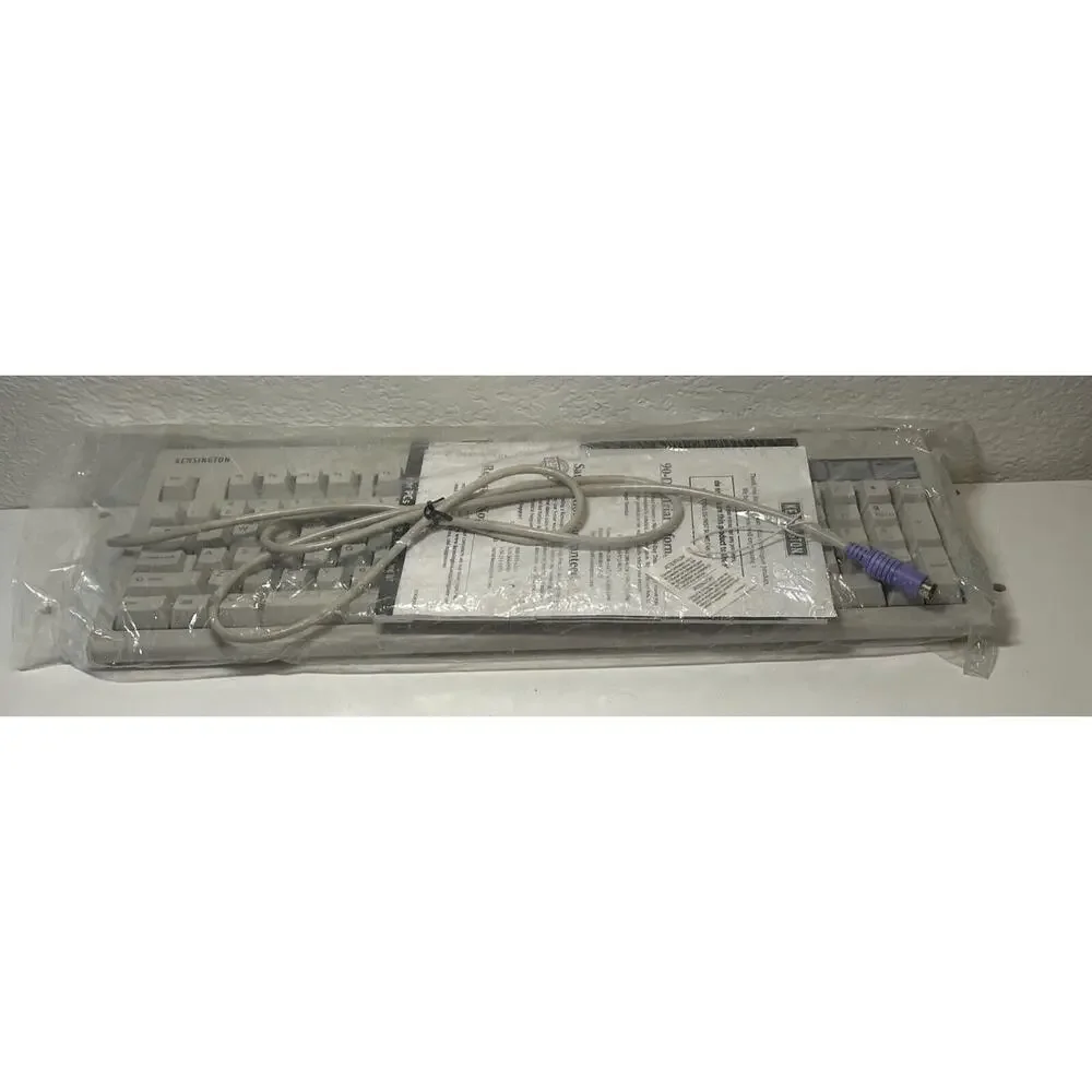 KENSINGTON 64340 A KEYBOARD-IN-A-BOX PS/2 KEYBOARD BRAND NEW w/Tags Perfect Cond